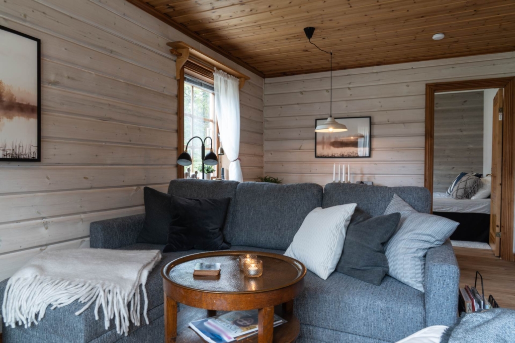 Renoverad fjällstuga i natursköna Messlingen