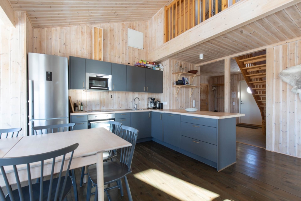 Arkitektritat och smakfullt inrett fjällboende i Tännäskröket!
