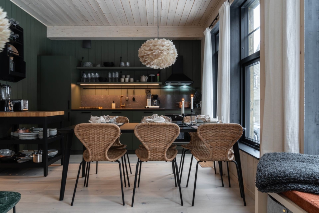 Stilrent fjällboende med ski in ski out