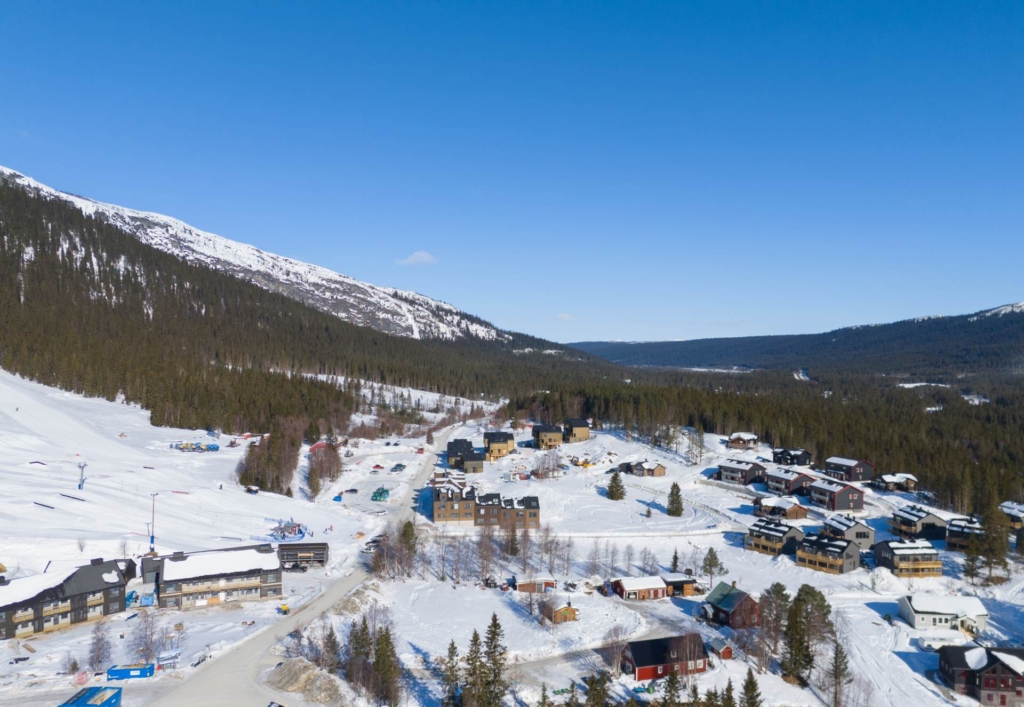 Stilrent fjällboende med ski in ski out