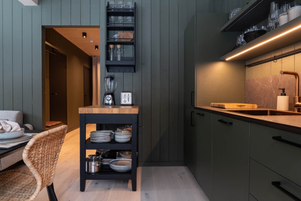 Stilrent fjällboende med ski in ski out