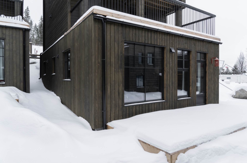 Stilrent fjällboende med ski in ski out