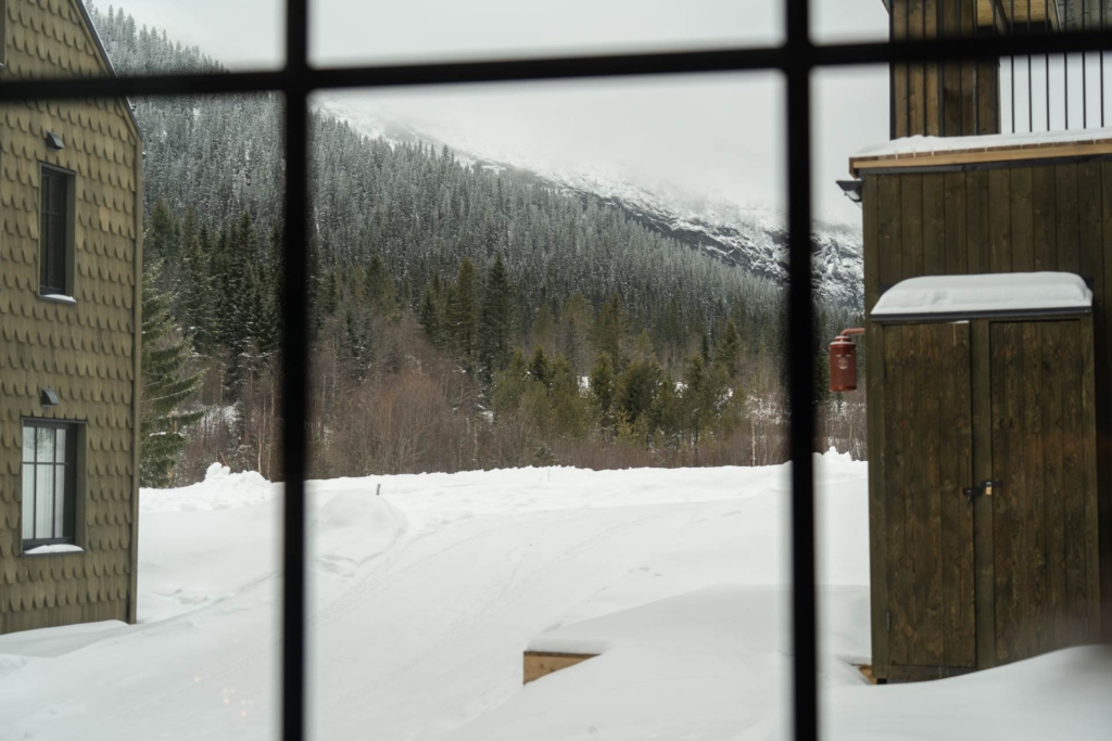 Stilrent fjällboende med ski in ski out