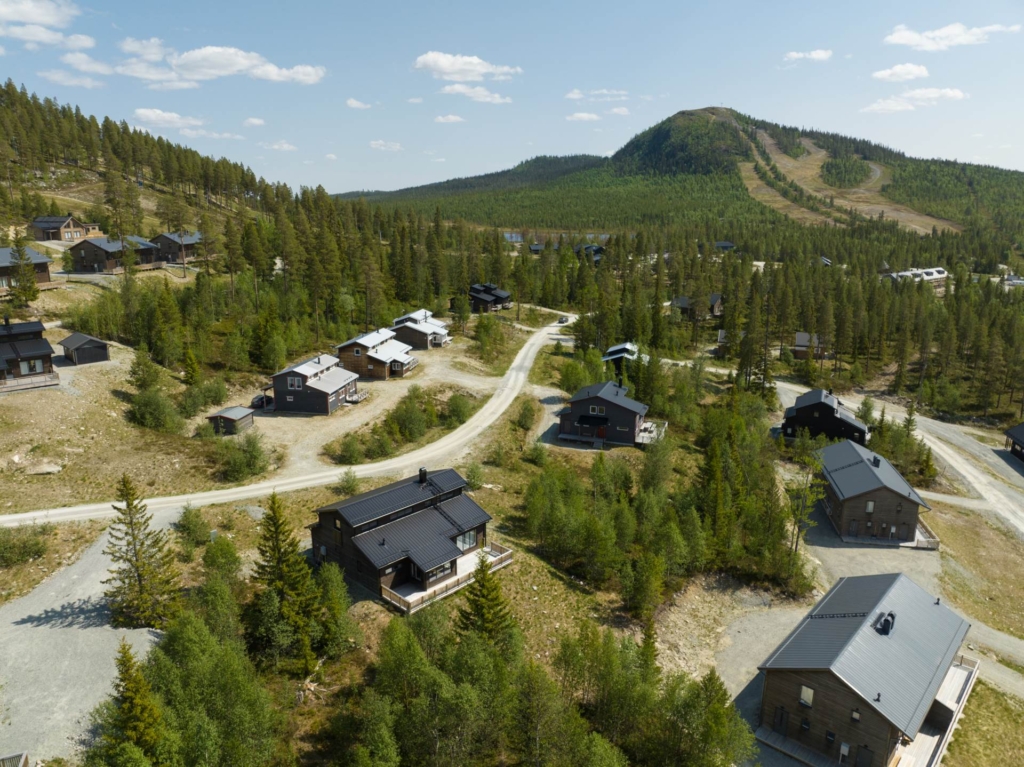 Arkitektritat och smakfullt inrett fjällboende i Tännäskröket!