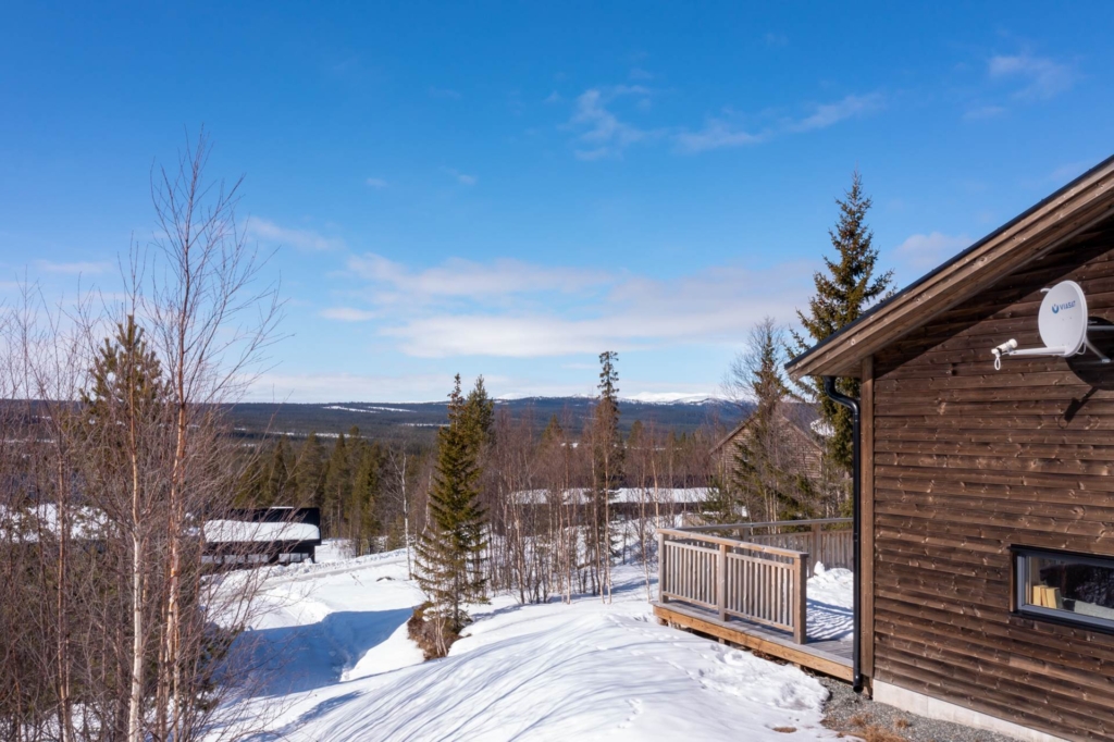 Arkitektritat och smakfullt inrett fjällboende i Tännäskröket!