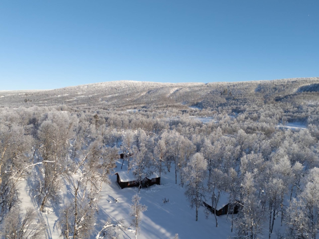Rofyllt fjällboende med privat läge vid Ljusnan.