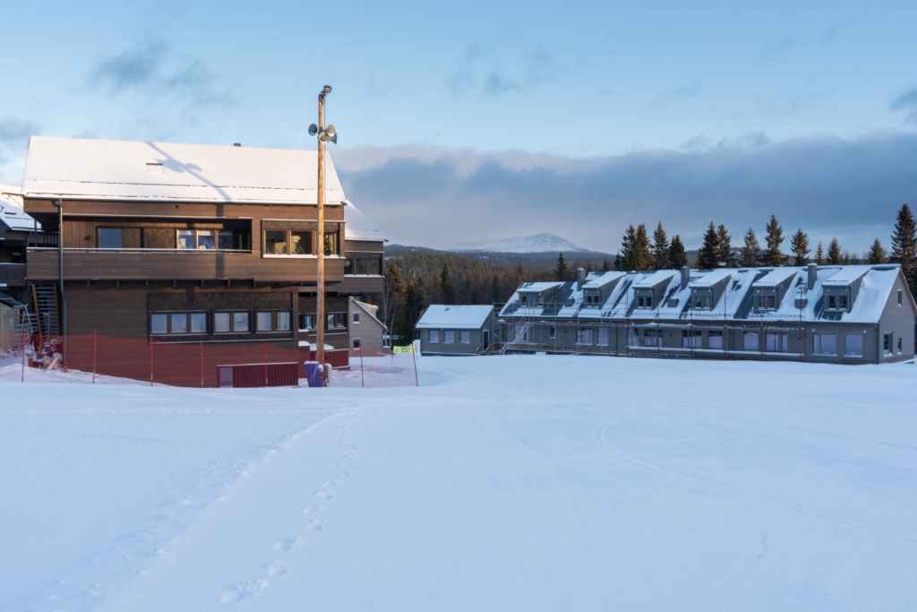Fjällboende vid foten av Funäsdalsberget
