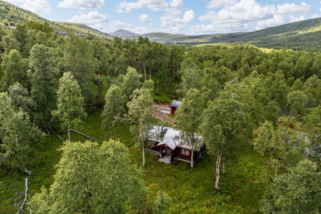 Rofyllt fjällboende med privat läge vid Ljusnan.