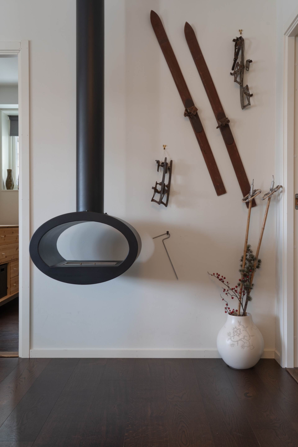 Väldesignad lägenhet med oslagbart läge och skidåkning utanför dörren!